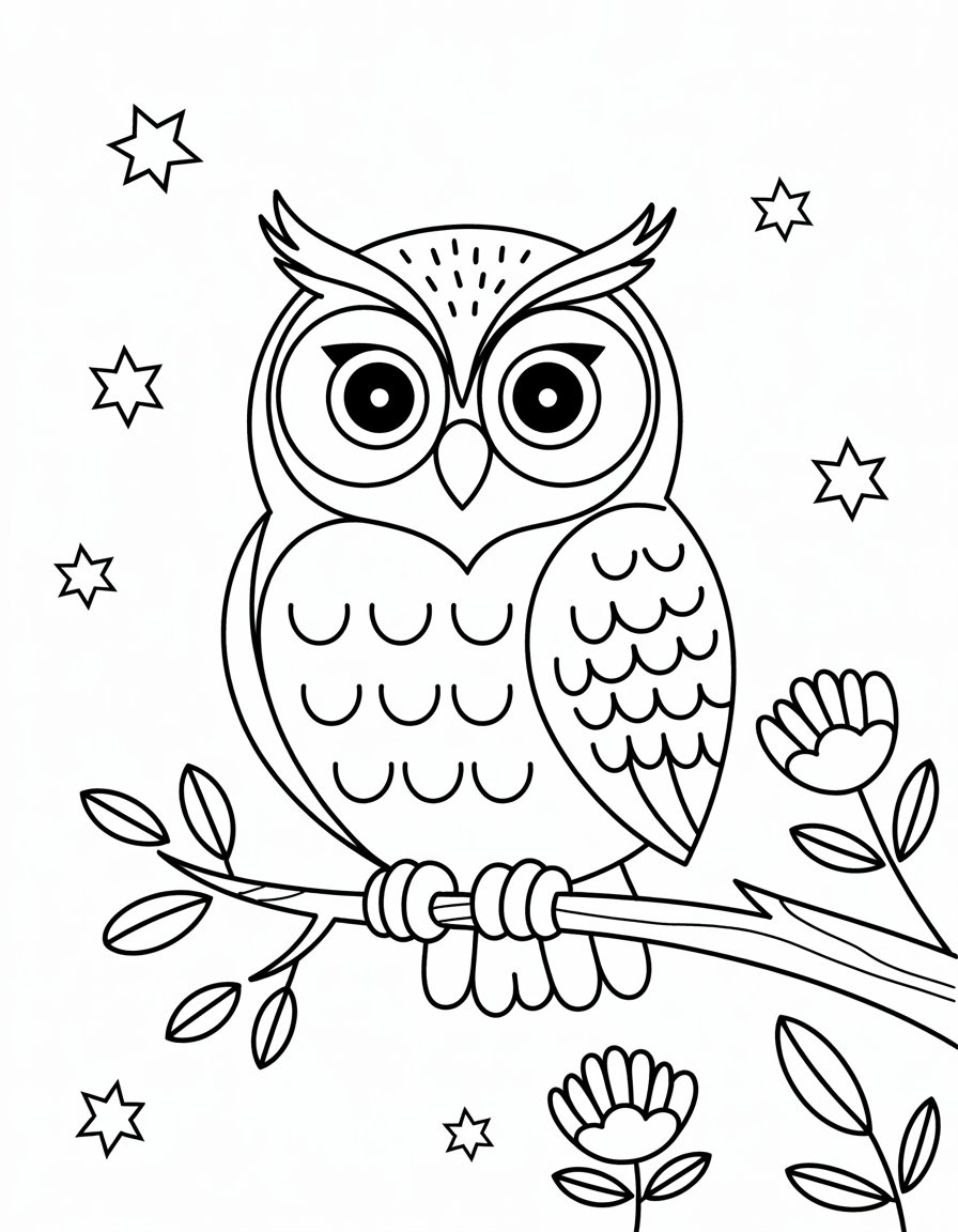 Owl in Moonlight